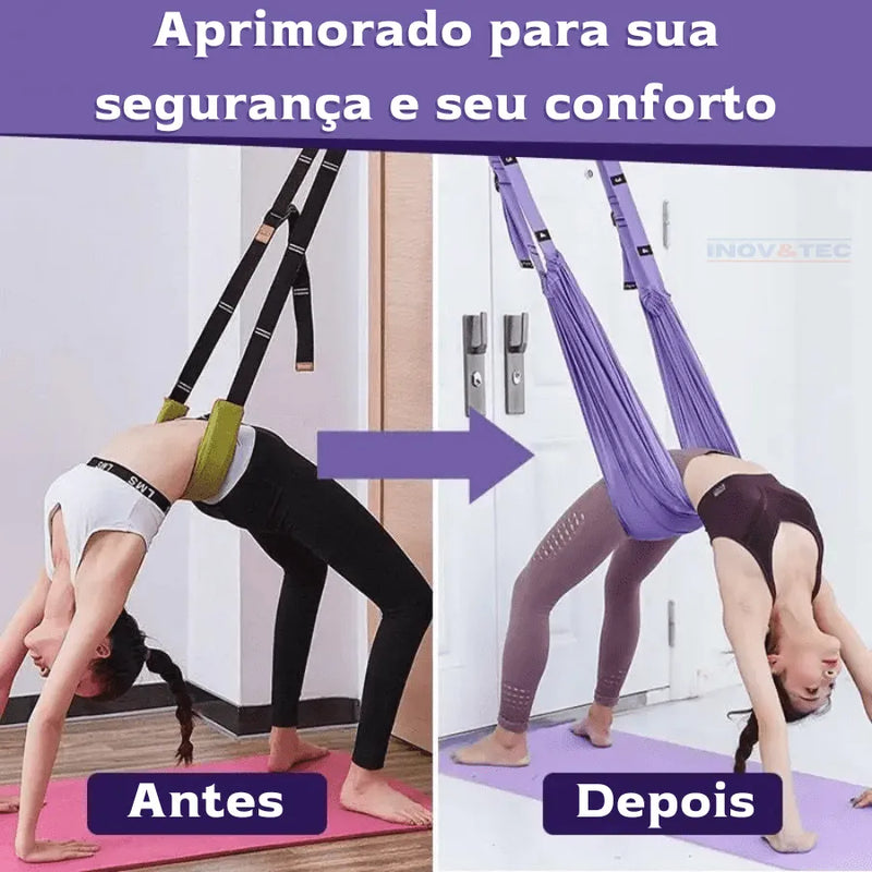 Corda de Yoga Profissional Para Alivio de Dores Nas Costas e Alongamento